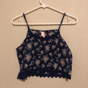 Forever 21 Floral Crop Top